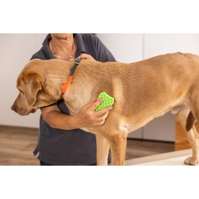 Силіконова щітка для короткої шерсті WAHL Sheddy Green 2999-7035