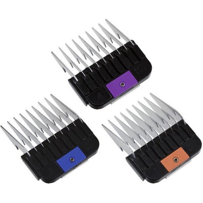 Набір металевих насадок Moser Stainless Steel A5 Snap-on Comb Set (6,10,13мм) 1247-7445 Набір металевих насадок Moser Stainless Steel A5 Snap-on Comb Set (6,10,13мм) 1247-7445