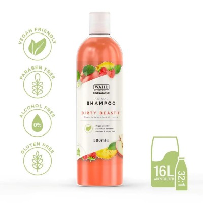 Шампунь для глибокої очистки шерсті WAHL Dirty Beastie Shampoo (500 мл) ZX482 Шампунь для глибокої очистки шерсті WAHL Dirty Beastie Shampoo (500 мл) ZX482