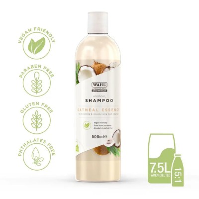 Шампунь для чутливої шерсті WAHL Oatmeal Essence Shampoo (500 мл) ZX728 Шампунь для чутливої шерсті WAHL Oatmeal Essence Shampoo (500 мл) ZX728