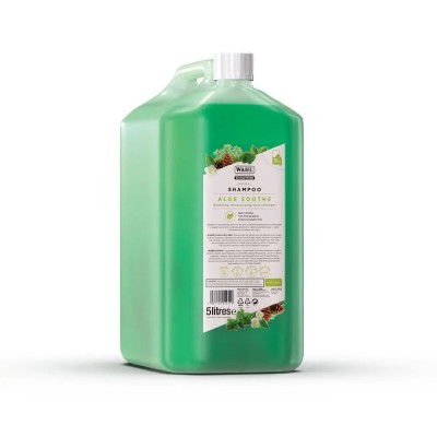 Універсальний шампунь для тварин WAHL Aloe Soothe Shampoo (5 л) ZX755 Універсальний шампунь для тварин WAHL Aloe Soothe Shampoo (5 л) ZX755